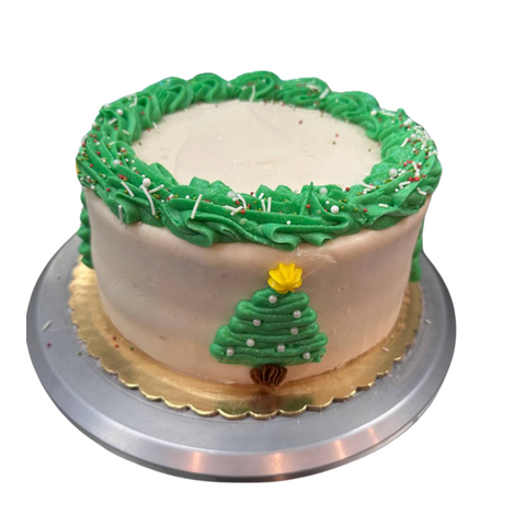Christmas Tree Themed Cake