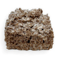 Gluten-free cocoa crunch crispy bar from Sinful Confections bakery, soft and chewy with chocolate rice cereal and marshmallow