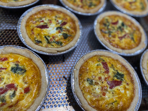 Roasted Red Pepper Quiche 5"