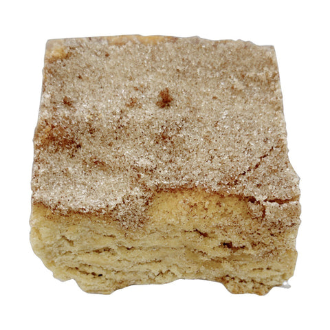 Gluten-free snickerdoodle blondie bar with cinnamon sugar flavor