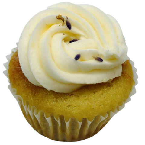 Lemon Lavender Cupcake